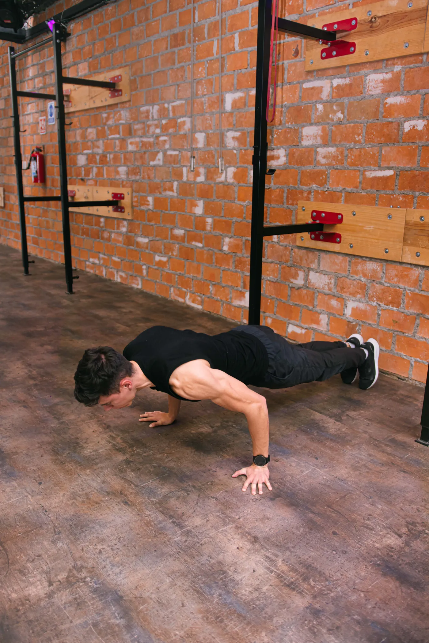 Man doing push-ups