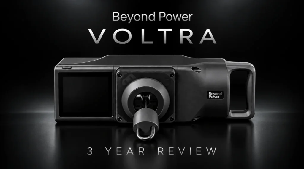 Beyond Power VOLTRA I — 3 Year Review black original cover artwork